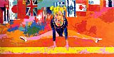 Olympic Canvas Paintings - Olympic Gymnast